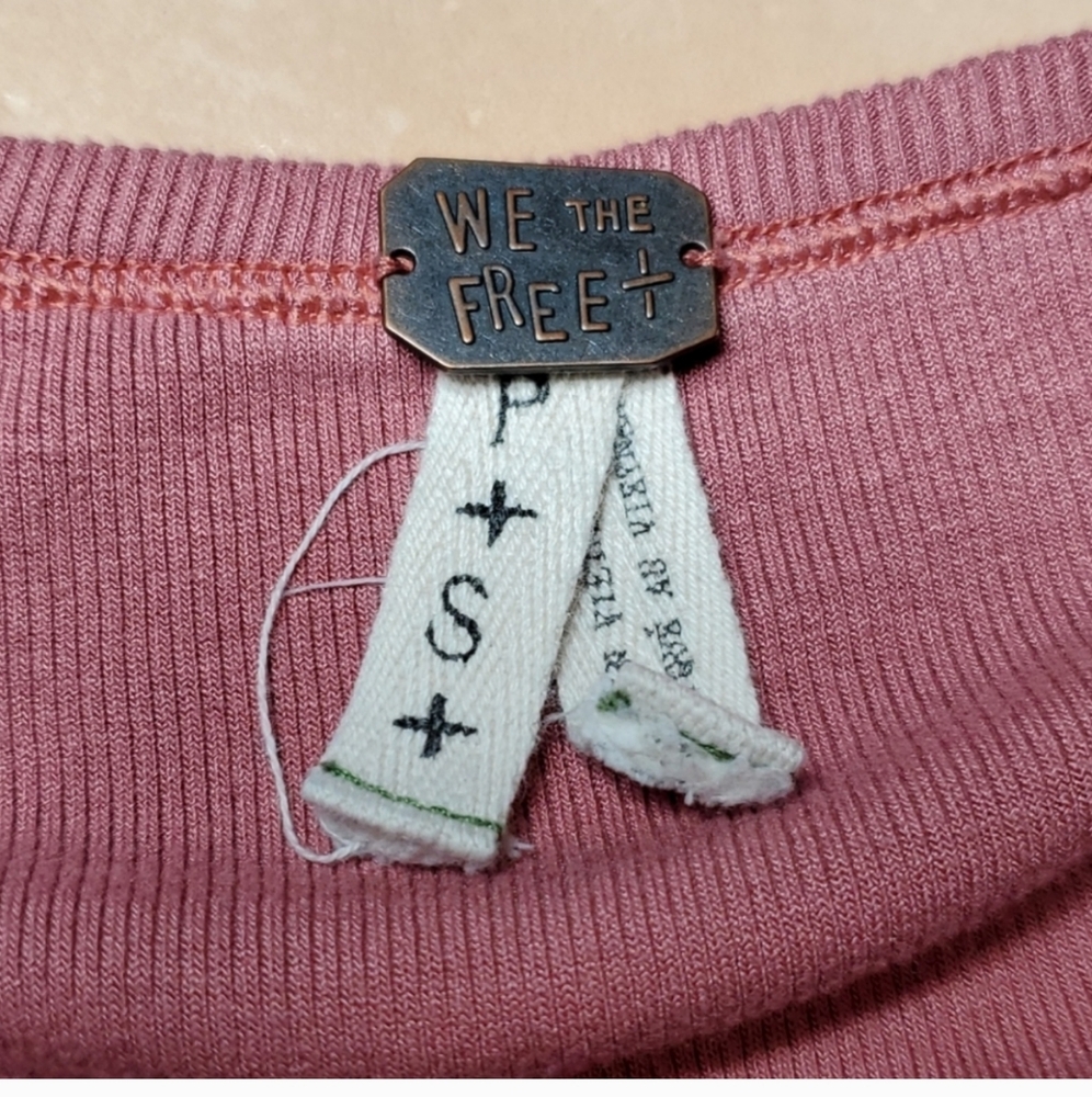 Free People Meg's Layering Long Sleeve Henley - Picture 5 of 7